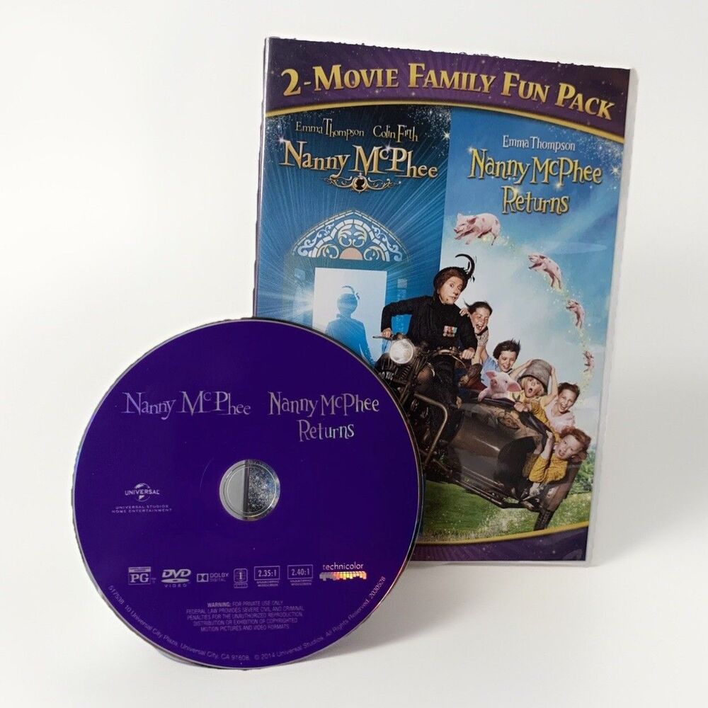 Nanny McPhee / Returns (DVD, 2010) 2 Movie Family Fun Pack